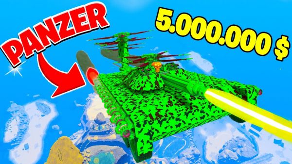 ich BAUE einen fliegenden PANZER HELIKOPTER und ZERSTÖRE ALLES (unglaublich 😂) in Trailmakers