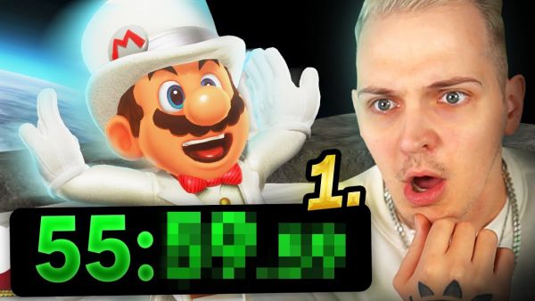 Dieser Mario Odyssey WELTREKORD schreibt GESCHICHTE! - Huebi reagiert