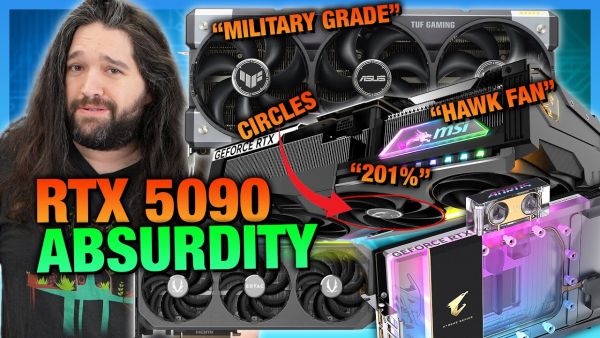 Absolutely Absurd RTX 50 Video Cards: Every 5090 & 5080 Announced So Far