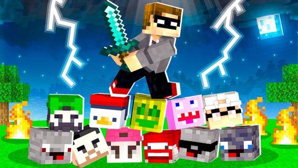 ICH SAMMEL ALLE YOUTUBER KÖPFE in Minecraft !! (YouTuber Insel)