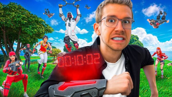 WER ÜBERLEBT LÄNGER GEGEN 50 HUNTER IN FORTNITE 🏆 (extrem)