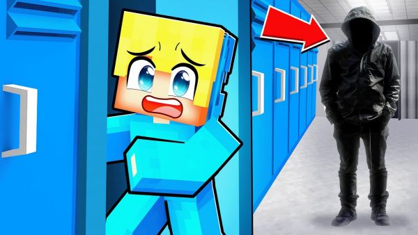 Ein STALKER verfolgt uns zur SCHULE in Minecraft!