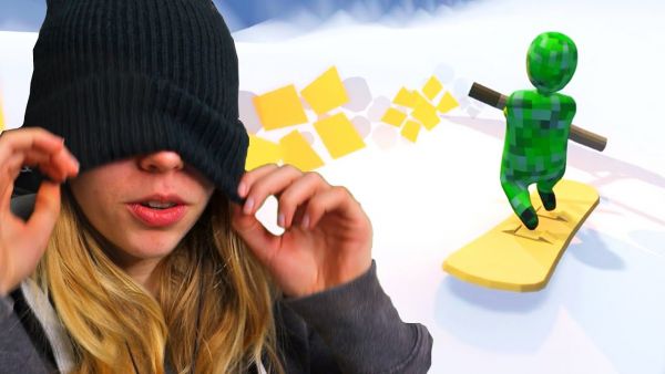 SNOWBOARDFAHREN in Human Fall Flat!