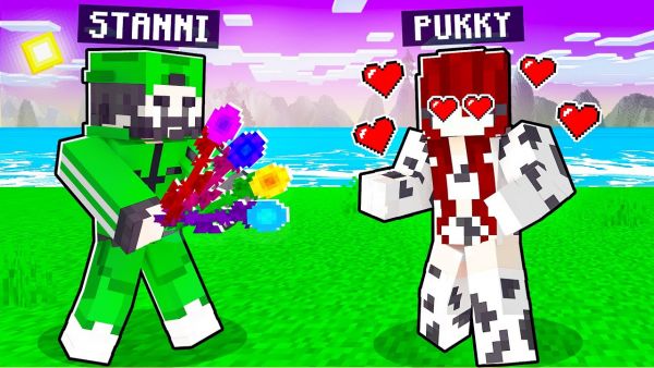 ich habe DATE mit MINECRAFT Mädchen! Youtuberinsel