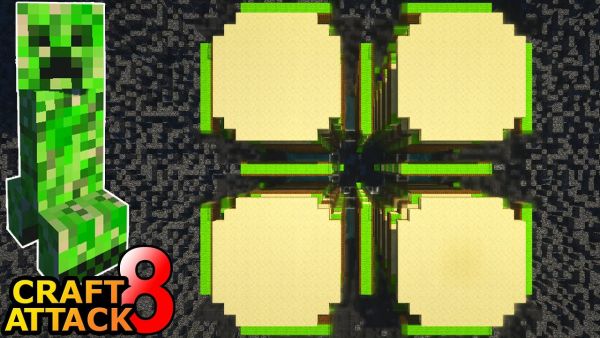 Fast 1 Gunpowder pro SEKUNDE! 4 Module gebaut! + Timelapse - Minecraft Craft Attack 8 #195