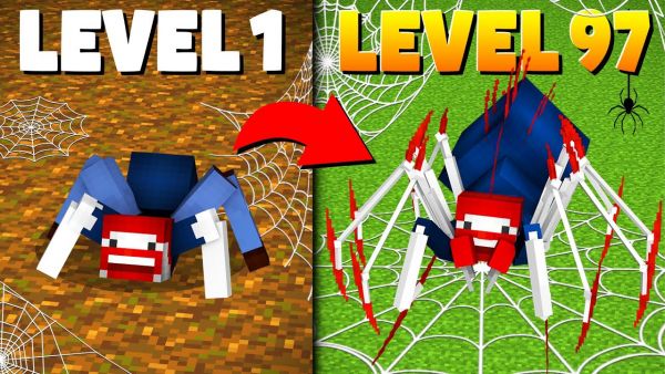MINECRAFT, aber ich werde eine SPINNE!