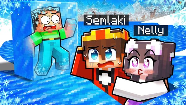 Überlebe in einem BUNKER einen EISSTURM mit Freunden in Minecraft!