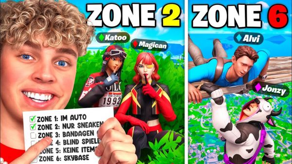 JEDE ZONE = 1 CHALLENGE! (Fortnite)