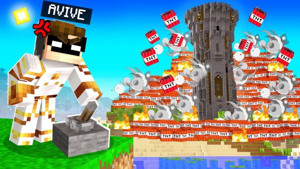 ALPHA TOWN wird komplett GESPRENGT!! (YouTuber Insel)
