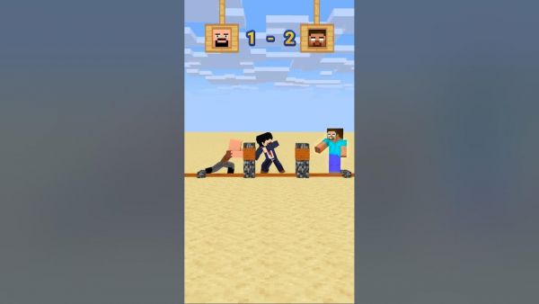 HELP Herobrine To Become The Strongest And Stop The Bedrock #friendship #shorts #trending #anime