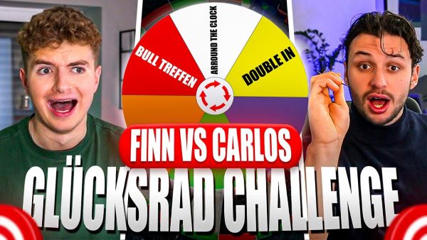 8 DART MINIGAMES GEGEN CARLOS (um Subs)!😱🎯GLÜCKSRAD CHALLENGE! 🔥😍
