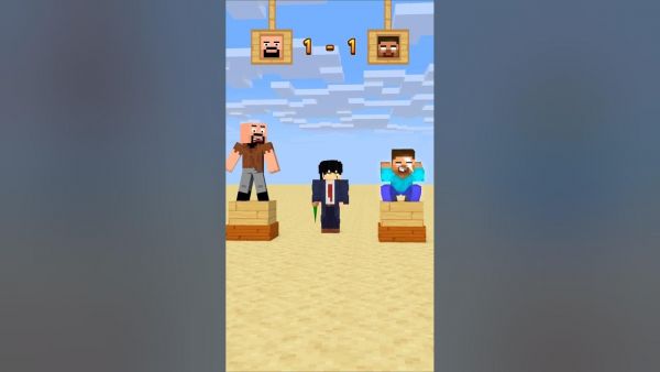 HELP Herobrine To Become The Strongest And Highest Jumper #friendship #shorts #trending #anime