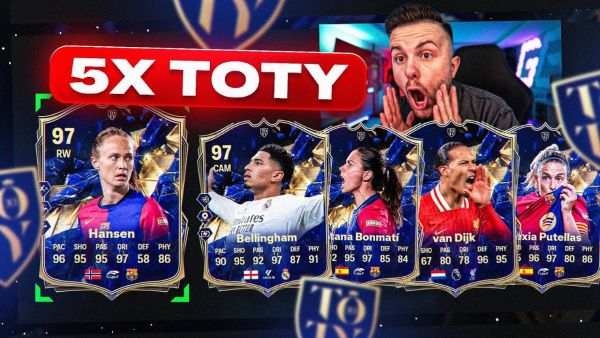 OMG!! Ich habe 5x TOTY GEZOGEN 😍 EA FC 25 TOTY Pack Opening 🔥