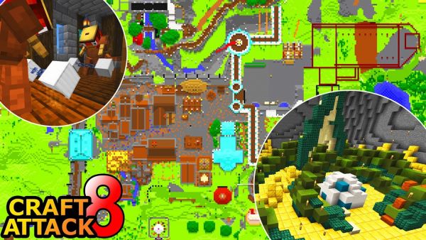 Drachenschatz & Fortschritt in POGWARTS! - Minecraft Craft Attack 8 #196
