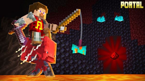 Auf der Jagd nach dem Rotstein - Minecraft Portal