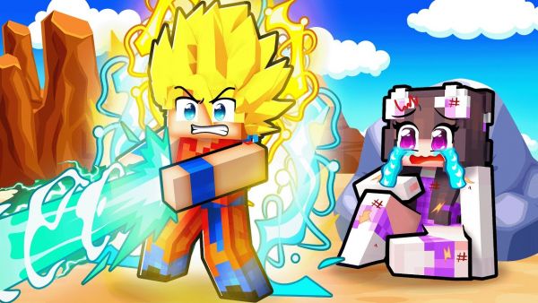 Als ANIME GOKU seine FREUNDIN beschützen in Minecraft!