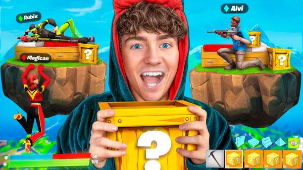 DAS XXL CREATOR LUCKY BLOCKS BEDWARS BATTLE in FORTNITE! ⚔️🏆