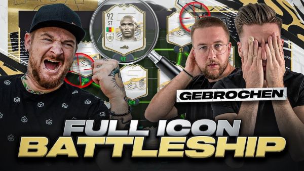 FIFA 21: Komplett GEBROCHEN im FULL ICON BATTLESHIP WAGER vs GLURAK HOLO 😱🔥