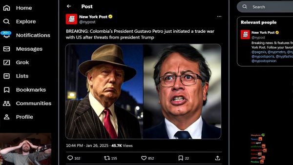 A trade war just started..