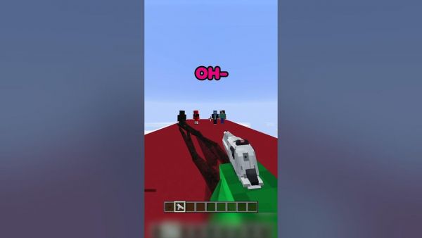 Red Light Green Light Race #shorts #minecraft #minecraftshorts