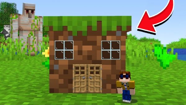 Ich BAUE EIN HAUS IM BLOCK um den BÖSEN GOLEM zu PRANKEN!