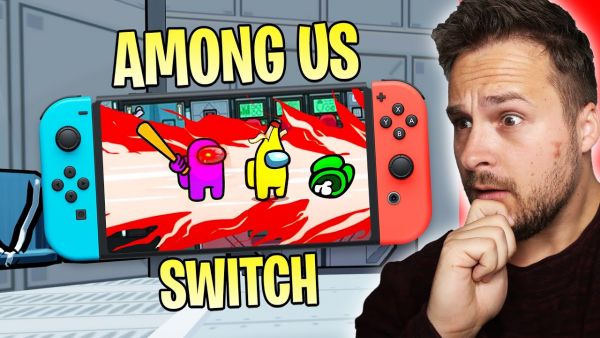 AMONG US auf der SWITCH spielen 🤣 und @rewinside CRASHT die Aufnahme