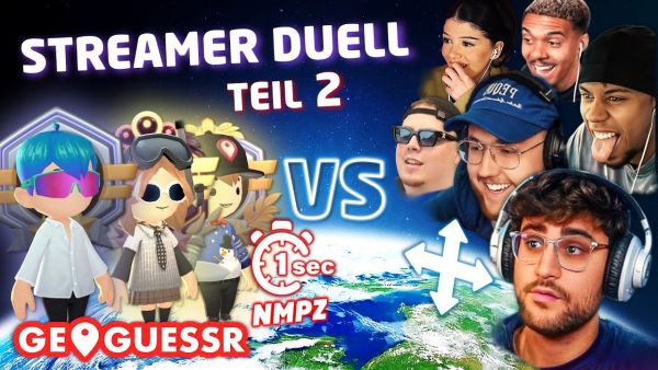 Geo PROS vs STREAMER Pt.2, aber wir haben nur 1 SEKUNDE! (Mit Eli, Basti, Sidney etc)