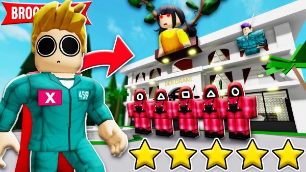 ich BESUCHE das SQUID GAME HOTEL in Brookhaven! (Roblox)