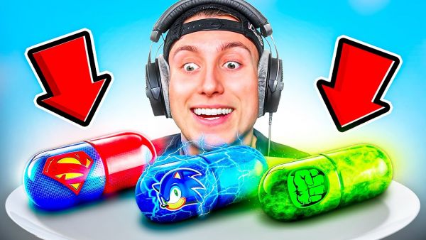 24 Stunden SUPERHELDEN PILLEN essen in GTA 5!
