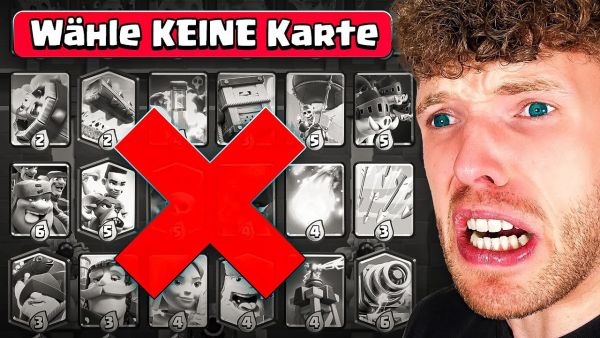 😱🤯ERSTES KEINE KARTE WÄHLEN  DUELL ESKALIERT... (Unfassbar) | Clash Royale Deutsch