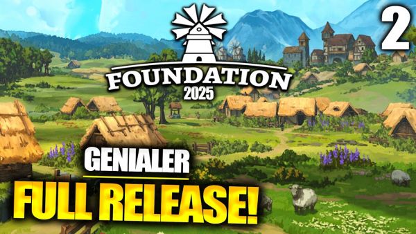 Ich baue eine massive Stadtmauer in Foundation (Full Release Version)