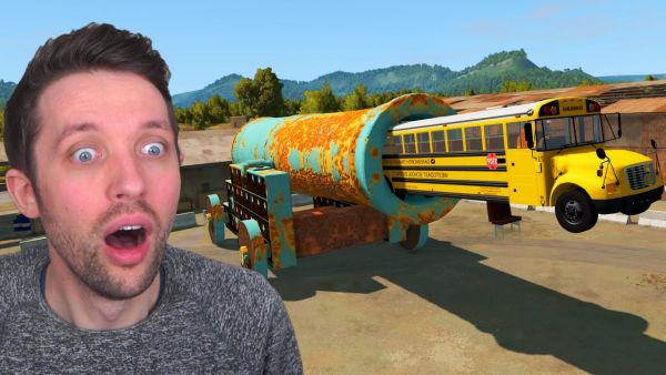 ICH FAHRE EINE 150.000kg KANONE in BeamNG