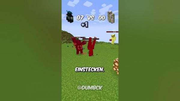 Minecraft Warden vs Alle Spezial Golems!⛏️ #shorts