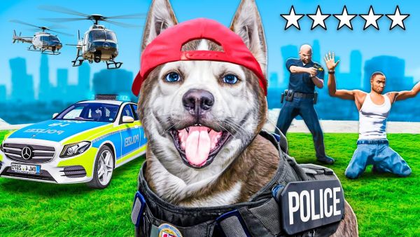 ICRIMAX wird POLIZEI HUND in GTA 5 RP!