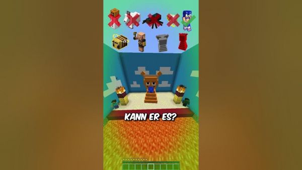 Squid Game vs Verwandlung in Mobs!⛏️ #shorts