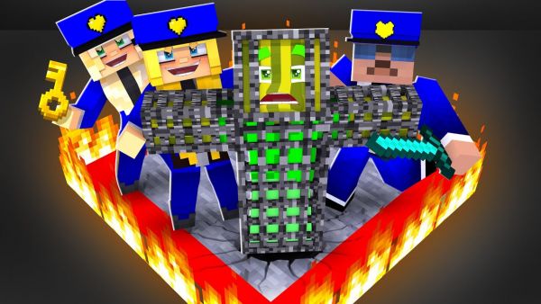 ICH WURDE EINGESPERRT... VON DER "CHUNK POLIZEI"?! (Minecraft Freunde 3)