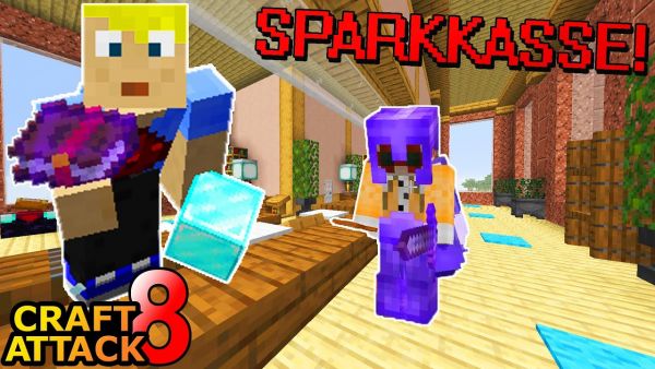 Bank fast ausgebucht! Nächstes Schließfach wird belegt! - Minecraft Craft Attack 8 #198