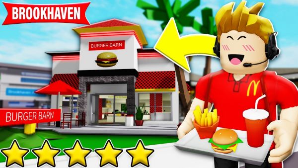 ich ERÖFFNE meinen BURGER LADEN in Brookhaven! (Roblox)