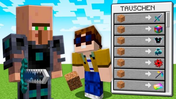 Minecraft, aber VILLAGER TAUSCHEN SUPER ITEMS!