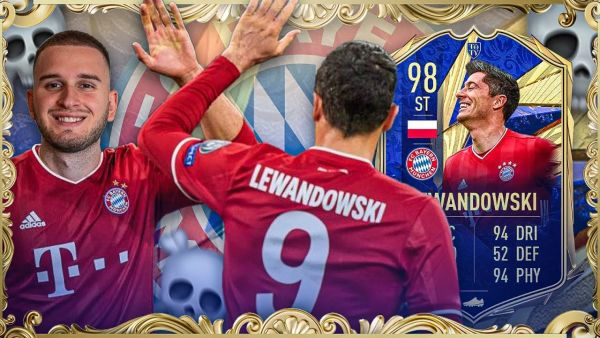 OMG! TOTY LEWANDOWSKI 98 SQUAD BUILDER BATTLE 💀😱😱 FIFA 21