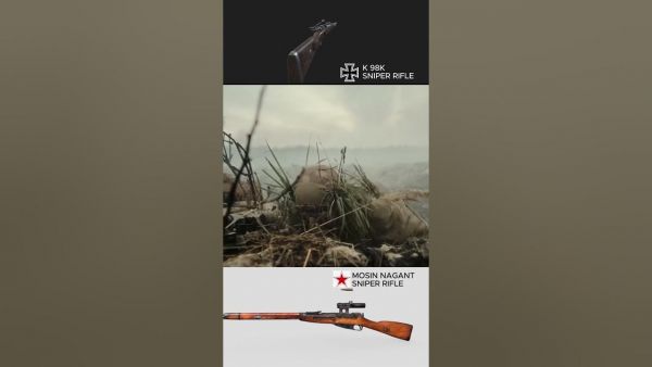 Sniper Duel German K98K Mauser VS  Soviet Mosin-Nagant M1891 - World War 2 Battle
