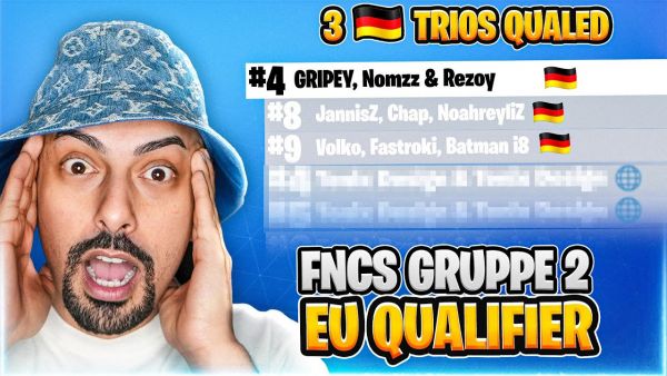 🤑😍DREI DEUTSCHE TRIOS QUALED FÜR 1.000.000$ FNCS FINALS!