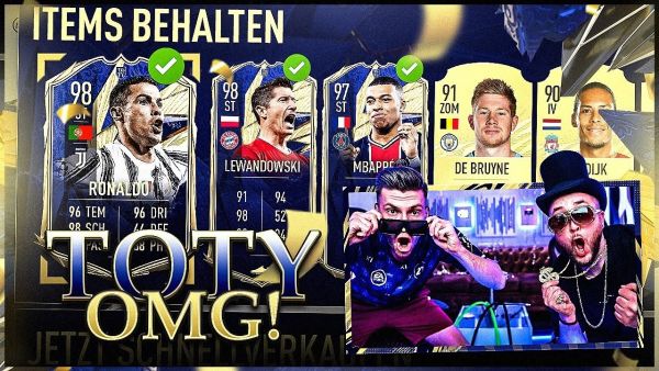 OMG! Wir haben alle TOTY´s 😱🔥RONALDO MBAPPE und LEWANDOWSKI gekauft!! Das ERSTE TOTY PACK OPENING !!