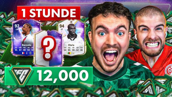 RANDOM ACCOUNT BATTLE! WER erreicht MEHR in 1 STUNDE mit 100€ in FC 25 🔥🤯