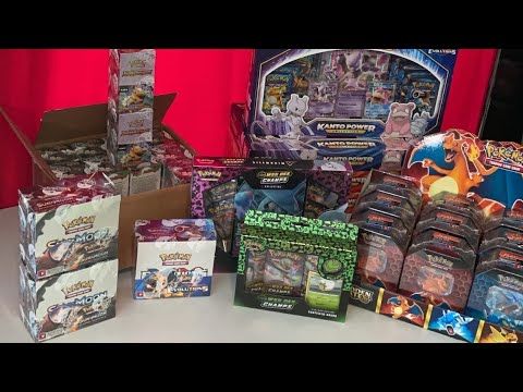 XXL OPENING! So viele Displays kamen an! Road to Rainbow Pikachu + Glurak!