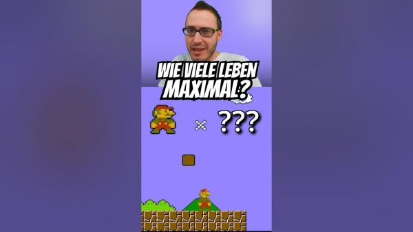 Wie viele Leben kann man Super Mario Bros. MAXIMAL haben? #SuperMario #Mario #Nintendo #MarioBros