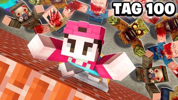 100 TAGE eine ZOMBIE APOKALYPSE überleben! (Minecraft)