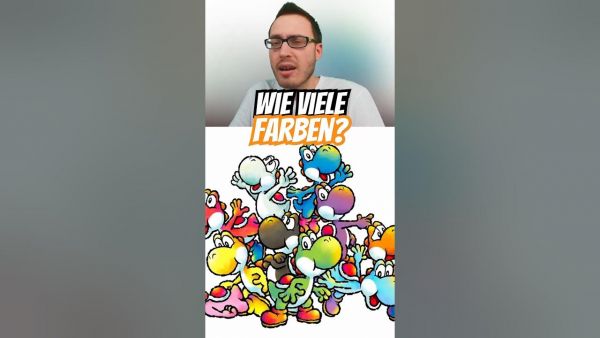 Wie viele Yoshi-Farben gibt es? #Shorts #Mario #Switch #SuperMario #Nintendo