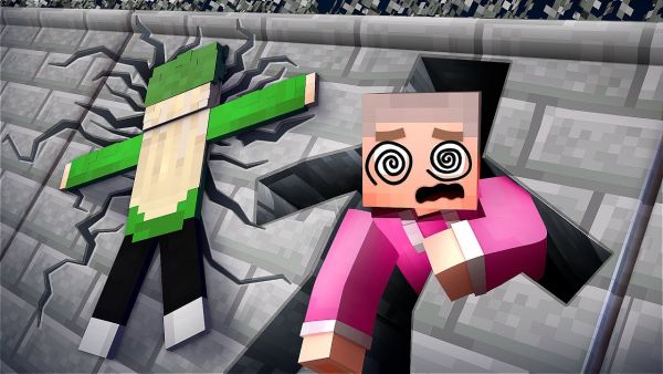 SPRING NIEMALS ÜBER DIE MÄDCHEN MAUER | Minecraft Freunde 3