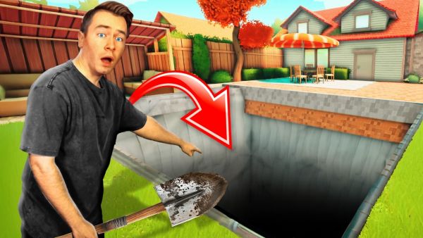 ICH grabe das GANZE LOCH aus in a GAME about DIGGING a HOLE!!⛏️